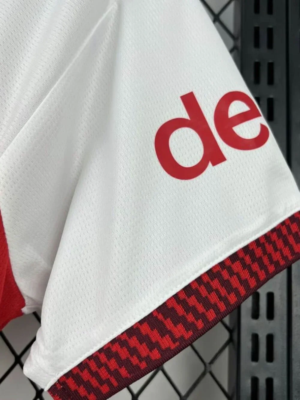 ARSENAL 2026-27 HOME JERSEY WITH EPL SLEEVE AND NO ROOM FOR RACISM BADGE